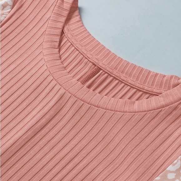 🔥🔥sale🔥🔥Leopard Print Lace Splicing Loose Top - Picture 4 of 4